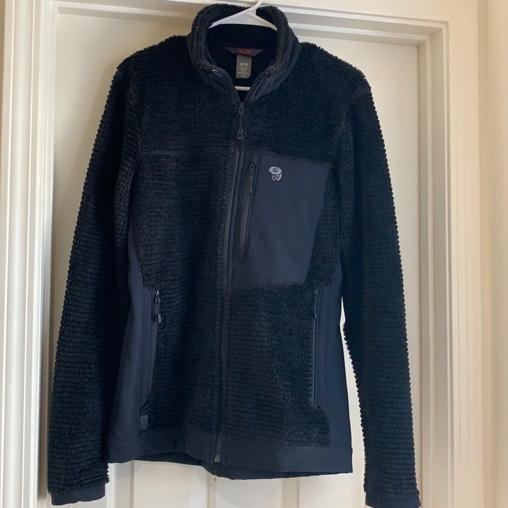 Men’s Mountain Hard Wear Black Polartec Jacket, M